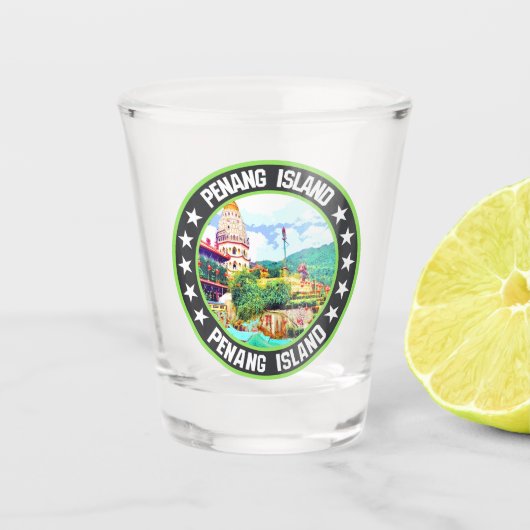 Penang Island Shot Glas (Voorkant)