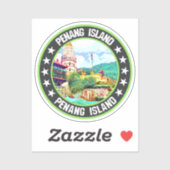 Penang Island Sticker (Vel)
