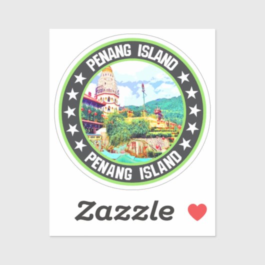 Penang Island Sticker (Vel)