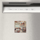 Penang Maleisië Winkelhuis Kopitiam Reizen Magneet (Insitu (Vaatwasser))