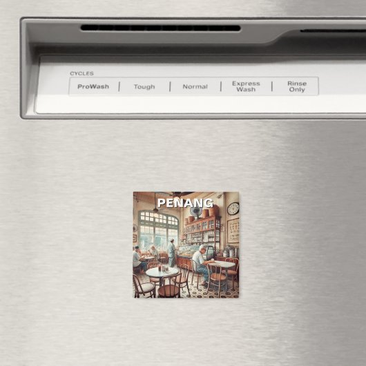 Penang Maleisië Winkelhuis Kopitiam Reizen Magneet (Insitu (Vaatwasser))