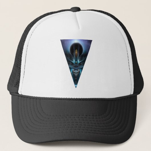 Penapia Fractal Art ISO Trucker Pet (Voorkant)