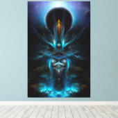 Penapia Fractal Art Wrapped Canvas Afdruk (Insitu (Houten vloer))