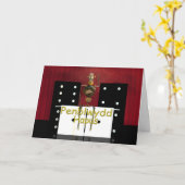 Penblwydd Hapus, de Gelukkige Tweetalige kaart van (Gele Bloem)