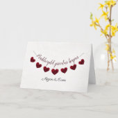 Penblwydd priodas hapus Welsh Happy Jubileum Kaart (Gele Bloem)