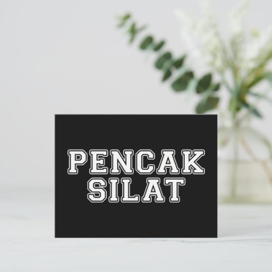 Pencak Silat Briefkaart (Staand voorkant)