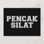 Pencak Silat Briefkaart (Voorkant)
