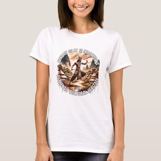 Pencak Silat Indonesia T-shirt (Voorkant)
