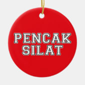 Pencak Silat Keramisch Ornament (Voorkant)