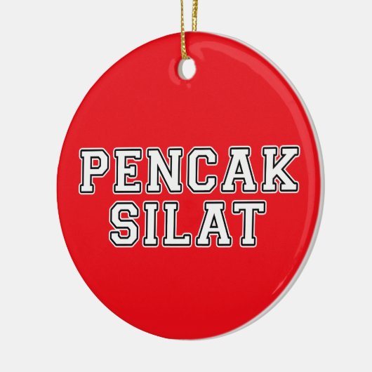 Pencak Silat Keramisch Ornament (Links)