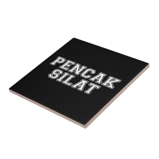 Pencak Silat Tegeltje (Zijkant)