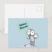 Pence Fly for Biden Harris Briefkaart (Voorkant / Achterkant)