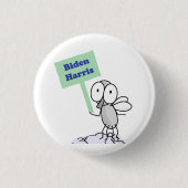 Pence Fly for Biden Harris Ronde Button 3,2 Cm (Voorkant)