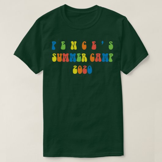 Pence Summer Camp T-shirt (Design voorkant)