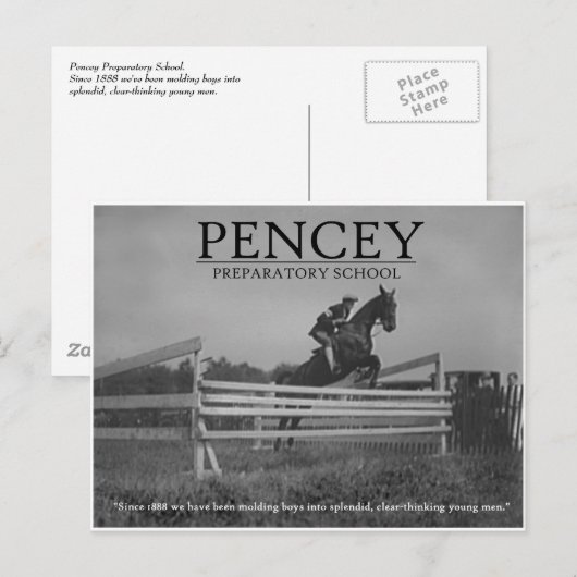 Pencey Hunter Jumper Briefkaart (Voorkant / Achterkant)