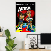 Pencil 2 Pad Co. - autisme Poster (Thuiskantoor)
