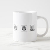 Pencil Animal Collection Mug - Monkeys Grote Koffiekop (Rechts)