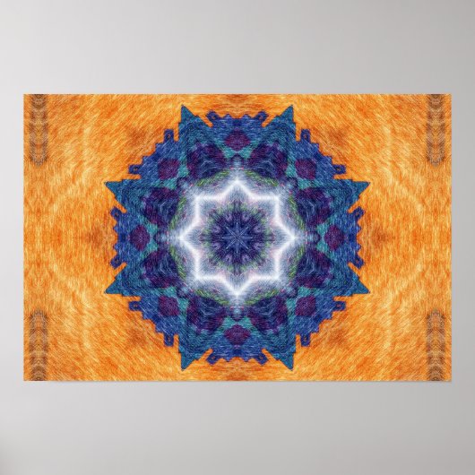 Pencil Art Mandala Poster (Voorkant)