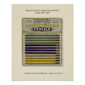 Pencil Box Packaging Glanzend Poster