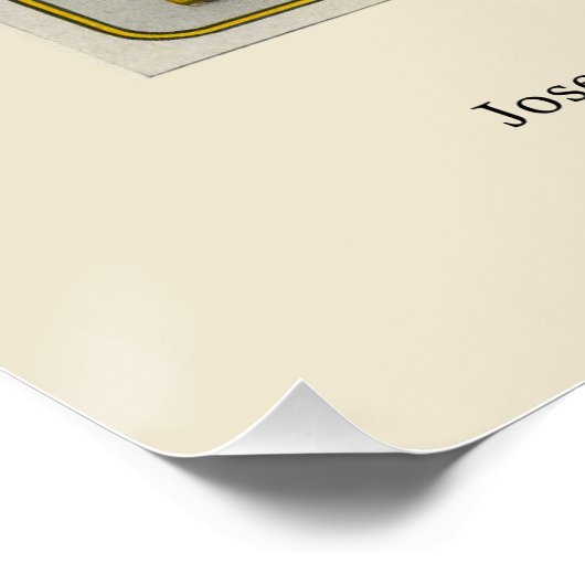 Pencil Box Packaging Glanzend Poster (Hoek)