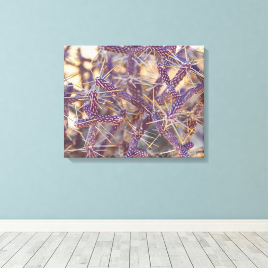 Pencil Cholla Canvas Afdruk (Insitu (Houten vloer))
