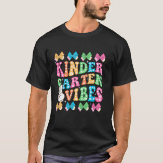 Pencil Coquette Bow Kleuterschool Retro Terug naar T-shirt