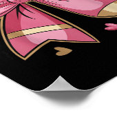 Pencil Coquette Bow Test Day Teacher Motivational  Poster (Hoek)