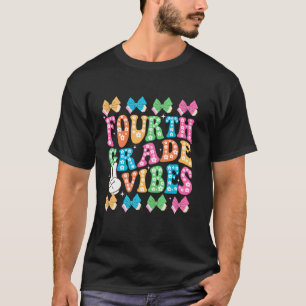Pencil Coquette Bow Vierde graad Retro Terug naar T-shirt