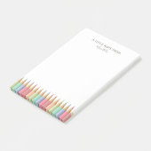 Pencil Crayon Notitieblok van leraar Post-it® Notes (Schuin)