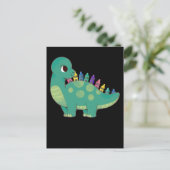 Pencil Dinosaur Boys Girls Preschool Dino Kinder Briefkaart (Staand voorkant)