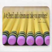 Pencil Dreams Mousepad Muismat (Voorkant)
