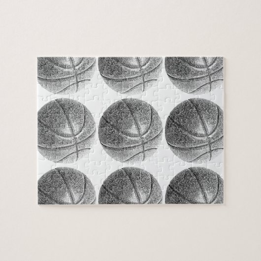 Pencil Effect Basketball Legpuzzel (Horizontaal)