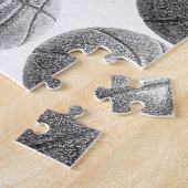 Pencil Effect Basketball Legpuzzel (Zijkant)