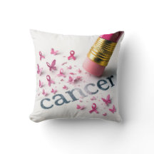 Pencil Erasing Cancer Text 