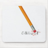 Pencil met Cancer Text Muismat (Voorkant)