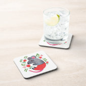 Pencil-muis Bier Onderzetter (Rechterzijde)