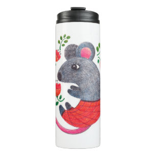 Pencil-muis Thermosbeker