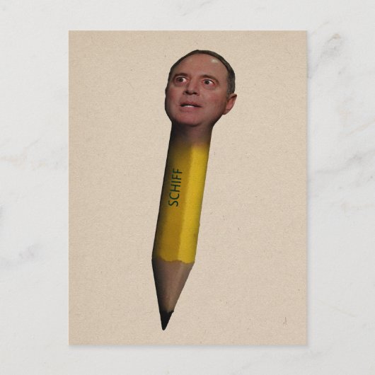 Pencil Neck Adam Schiff Briefkaart (Voorkant)