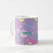 Pencil Party | Lavendel Klassieke Mok (Voorkant links)