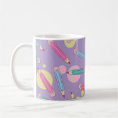 Pencil Party | Lavendel Klassieke Mok (Links)