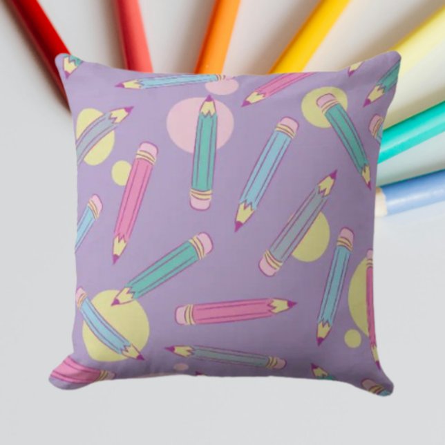 Pencil Party | Lavendel Kussen (Creator heeft geüpload)