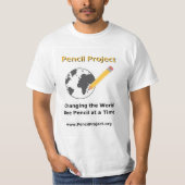Pencil Project - Pencils voor kinderen in Afrika T-shirt (Voorkant)