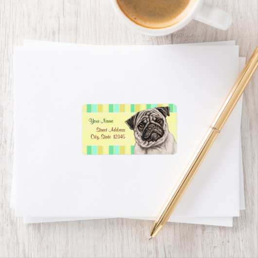 Pencil Pug Etiket (Insitu)