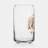 Pencil Schetch Rustic JOY kerstkunst Blikvorm Glas (Voorkant)