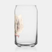 Pencil Schetch Rustic JOY kerstkunst Blikvorm Glas (Achterkant)