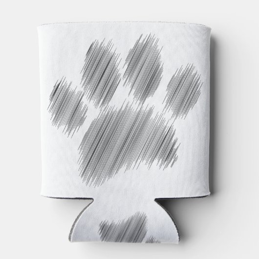 Pencil Schetskok Digitale Kunst Blikjeskoeler (Achterkant)