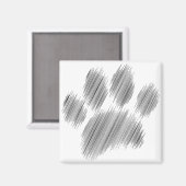 Pencil Schetskok Digitale Kunst Magneet (Voorkant / Achterkant)