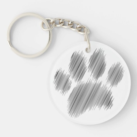 Pencil Schetskok Digitale Kunst Sleutelhanger (Voorkant)