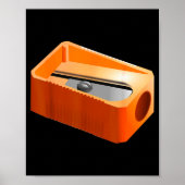 Pencil Sharpener Funny Office School Supplies Cost Poster (Voorkant)