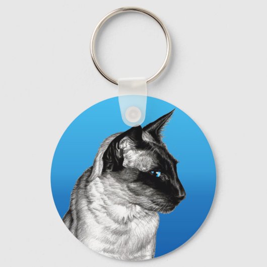 Pencil Siamese Sleutelhanger (Voorkant)